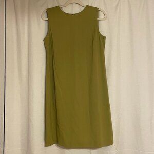 J.Jill Laurel Chartreuse Dress
